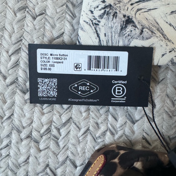 NWT MZ Wallace Micro Sutton Quilted Nylon Leopard Bag - Picture 6 of 7